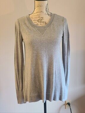 Shrinking Violet Heather Gray Knit Sweater